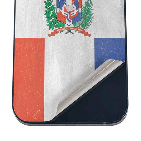 Dominican Republic Flag Faded iPhone 12 Skin